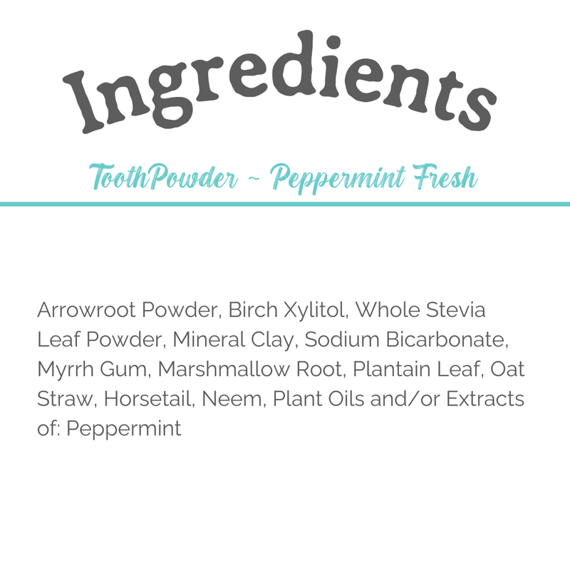 ToothPowder: Peppermint Fresh