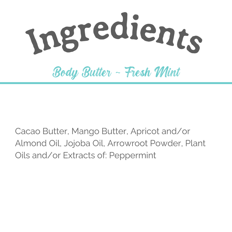 Body Butter: Fresh Mint