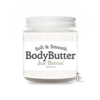 Body Butter: Just Natural (cocoa butter, unscented)